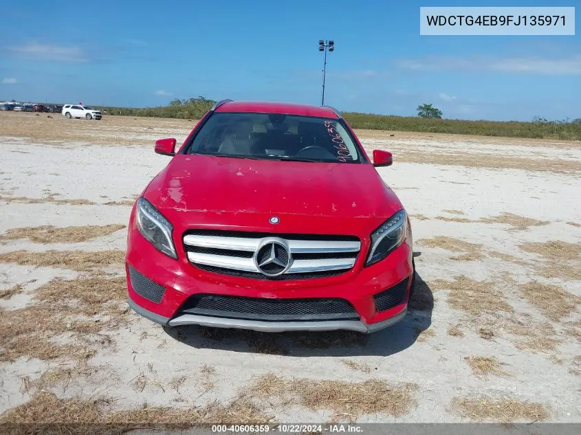 2015 Mercedes-Benz Gla 250 VIN: WDCTG4EB9FJ135971 Lot: 40606359