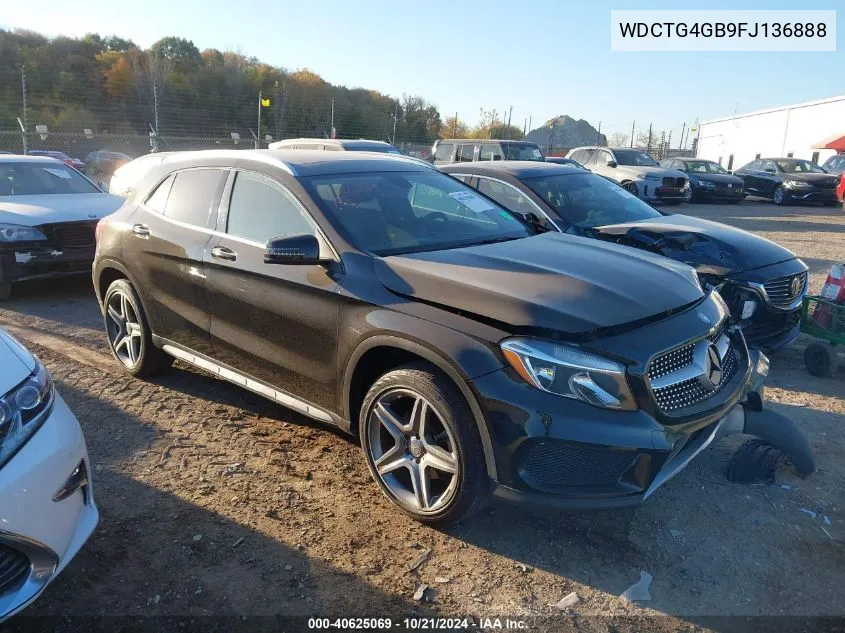 2015 Mercedes-Benz Gla 250 4Matic VIN: WDCTG4GB9FJ136888 Lot: 40625069