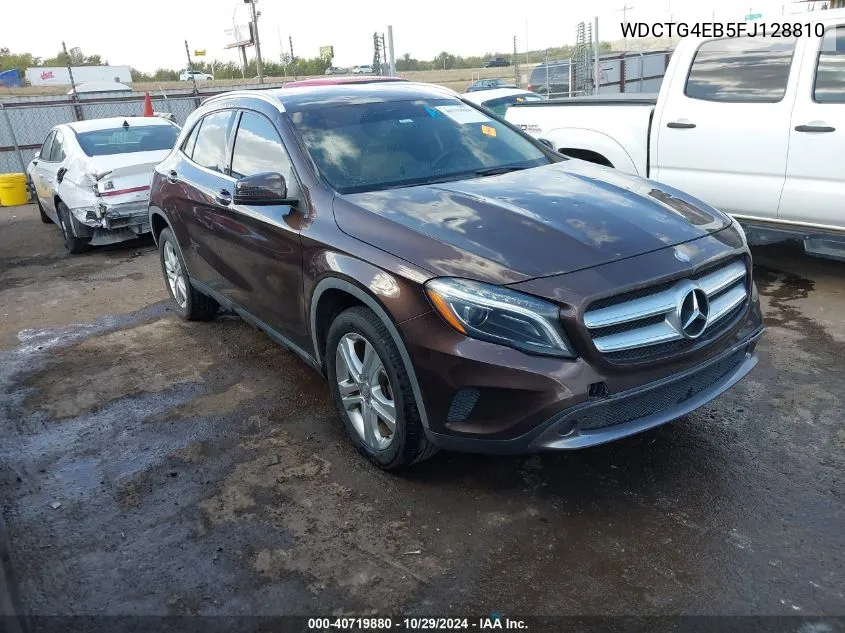 2015 Mercedes-Benz Gla 250 VIN: WDCTG4EB5FJ128810 Lot: 40719880