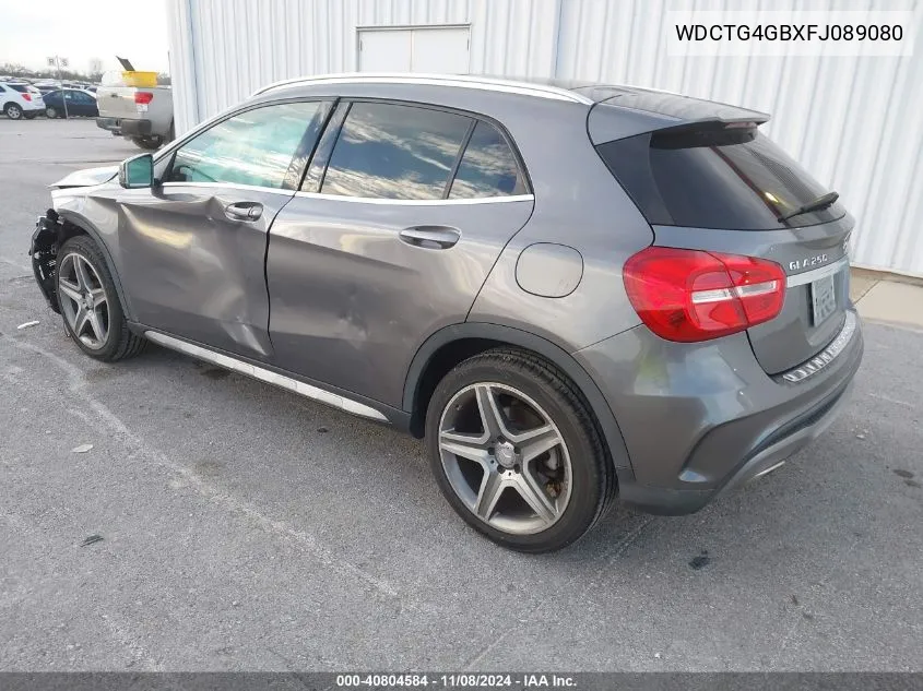 2015 Mercedes-Benz Gla 250 4Matic VIN: WDCTG4GBXFJ089080 Lot: 40804584