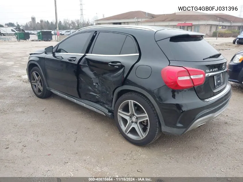 WDCTG4GB0FJ031396 2015 Mercedes-Benz Gla 250 4Matic