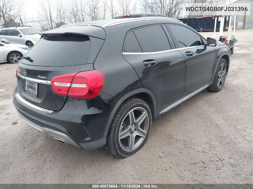 WDCTG4GB0FJ031396 2015 Mercedes-Benz Gla 250 4Matic