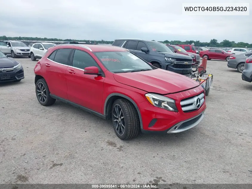 2016 Mercedes-Benz Gla 250 4Matic VIN: WDCTG4GB5GJ234320 Lot: 39595541