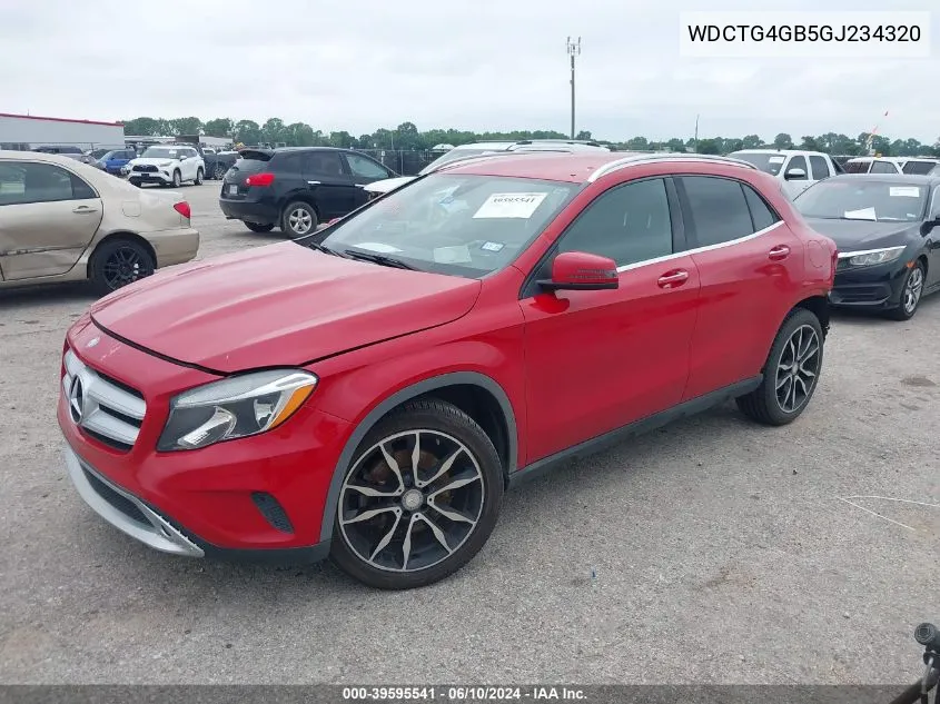 2016 Mercedes-Benz Gla 250 4Matic VIN: WDCTG4GB5GJ234320 Lot: 39595541