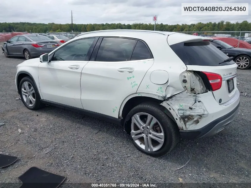 WDCTG4GB2GJ264360 2016 Mercedes-Benz Gla 250 250 4Matic