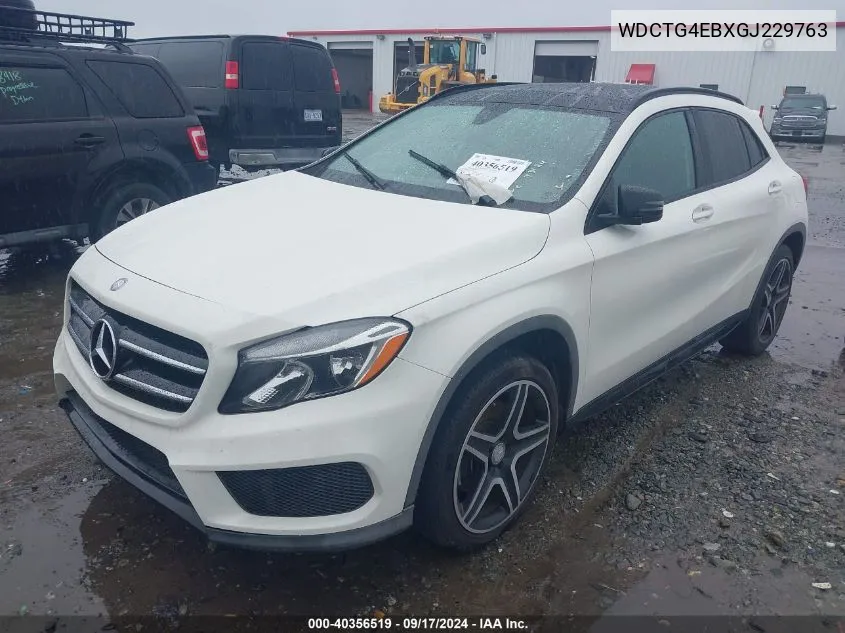 2016 Mercedes-Benz Gla 250 250 VIN: WDCTG4EBXGJ229763 Lot: 40356519