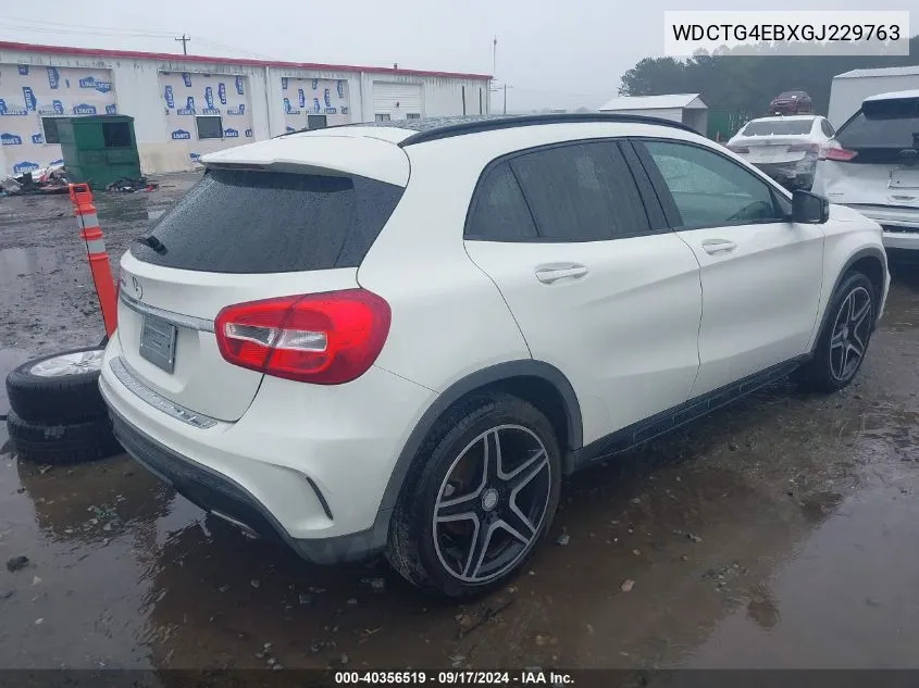 2016 Mercedes-Benz Gla 250 250 VIN: WDCTG4EBXGJ229763 Lot: 40356519