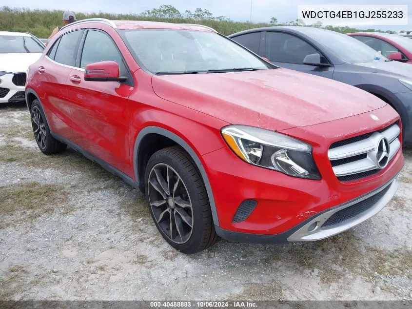 2016 Mercedes-Benz Gla 250 VIN: WDCTG4EB1GJ255233 Lot: 40488883