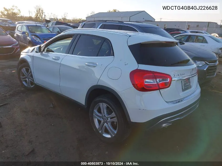 2016 Mercedes-Benz Gla 250 4Matic VIN: WDCTG4GB4GJ226628 Lot: 40503873