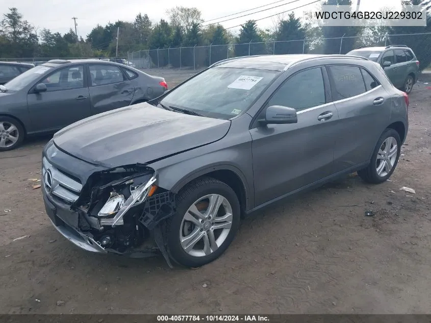 2016 Mercedes-Benz Gla 250 4Matic VIN: WDCTG4GB2GJ229302 Lot: 40577784