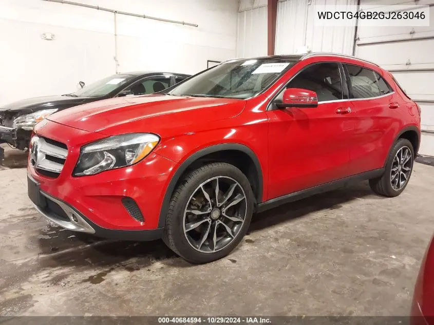 2016 Mercedes-Benz Gla 250 4Matic VIN: WDCTG4GB2GJ263046 Lot: 40684594