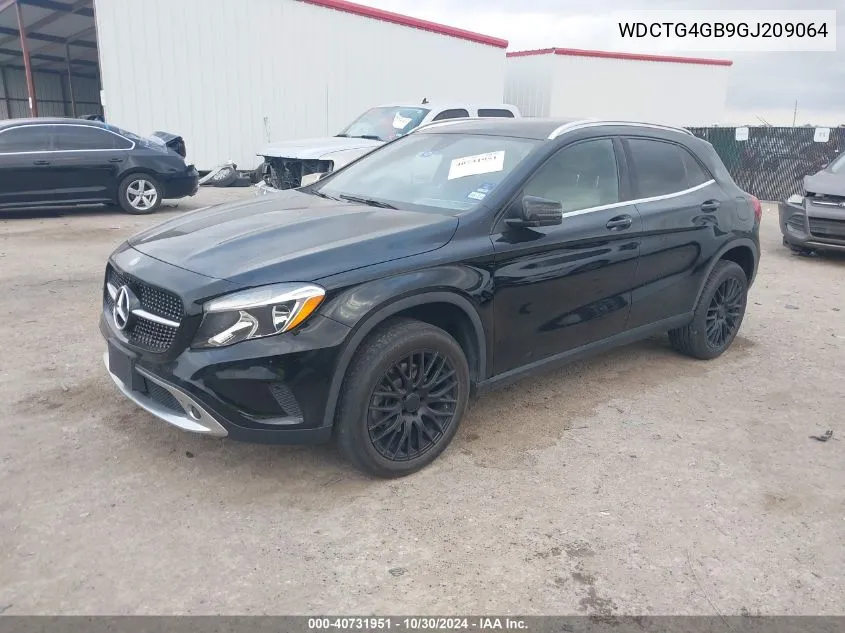 2016 Mercedes-Benz Gla 250 4Matic VIN: WDCTG4GB9GJ209064 Lot: 40731951