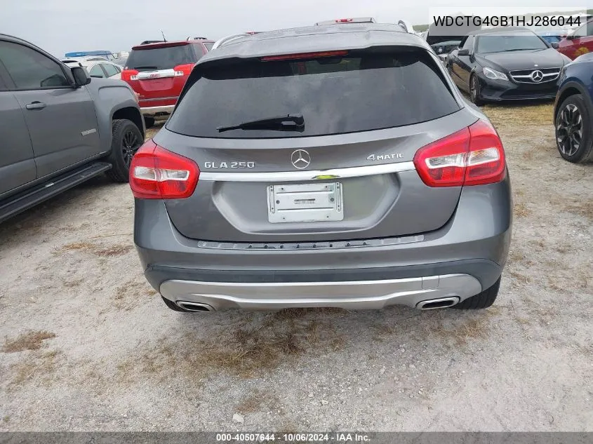 2017 Mercedes-Benz Gla 250 4Matic VIN: WDCTG4GB1HJ286044 Lot: 40507644