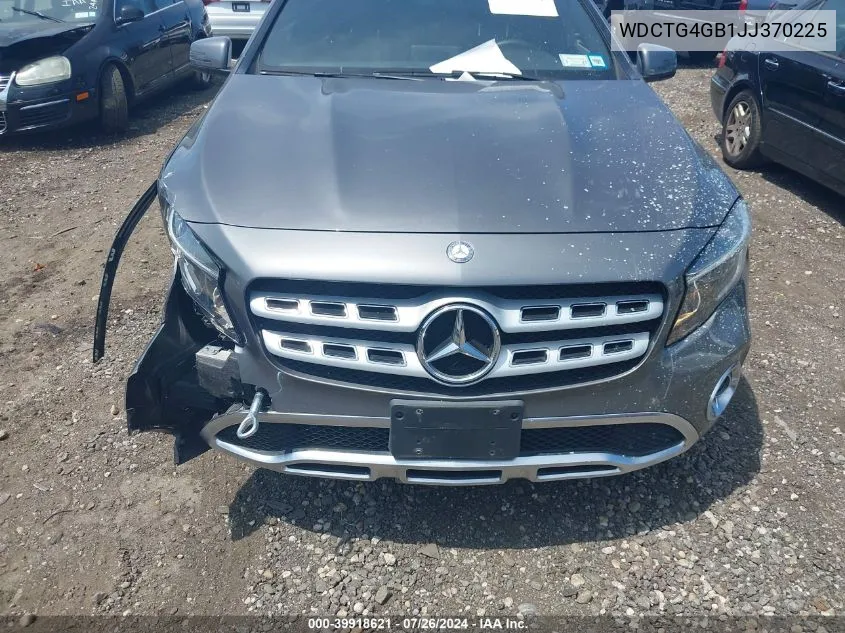 2018 Mercedes-Benz Gla 250 4Matic VIN: WDCTG4GB1JJ370225 Lot: 39918621