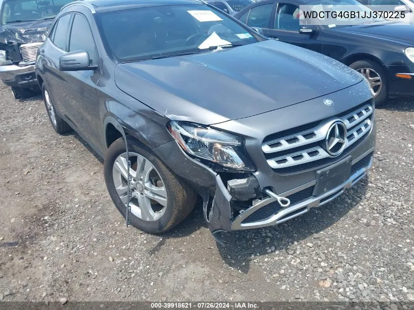 2018 Mercedes-Benz Gla 250 4Matic VIN: WDCTG4GB1JJ370225 Lot: 39918621