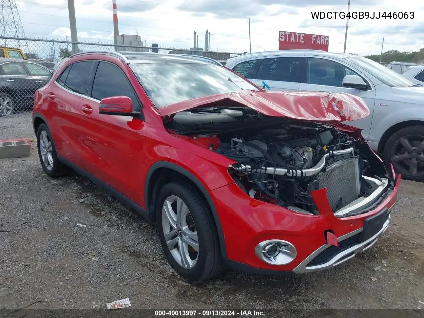 WDCTG4GB9JJ446063 2018 Mercedes-Benz Gla 250 4Matic