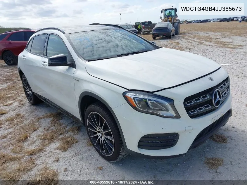 2018 Mercedes-Benz Gla 250 4Matic VIN: WDCTG4GB4JJ385673 Lot: 40559616