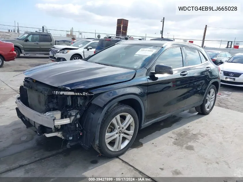 2020 Mercedes-Benz Gla 250 VIN: WDCTG4EB9LJ665028 Lot: 39427899