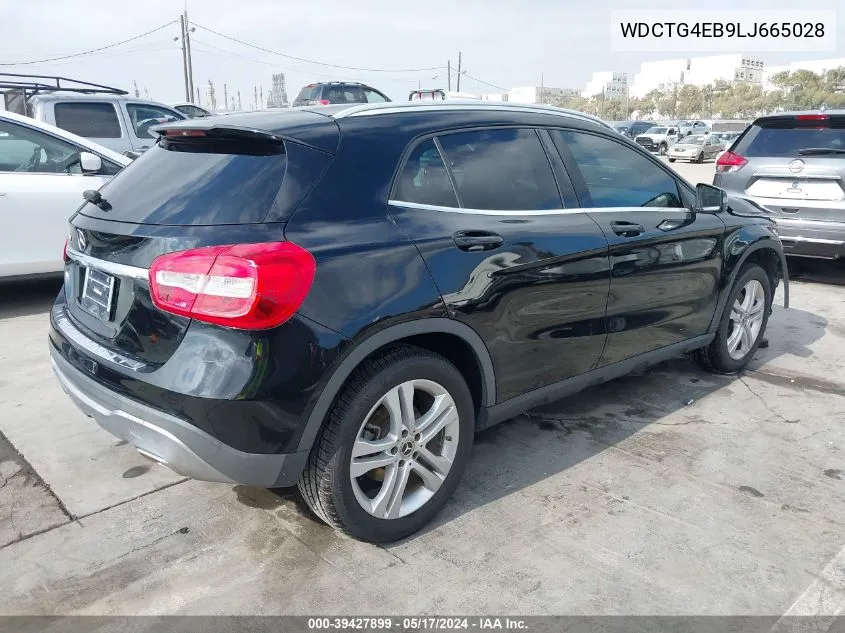 2020 Mercedes-Benz Gla 250 VIN: WDCTG4EB9LJ665028 Lot: 39427899