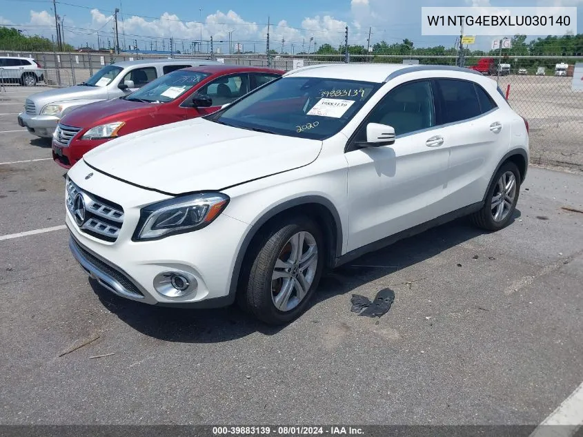 2020 Mercedes-Benz Gla 250 VIN: W1NTG4EBXLU030140 Lot: 39883139