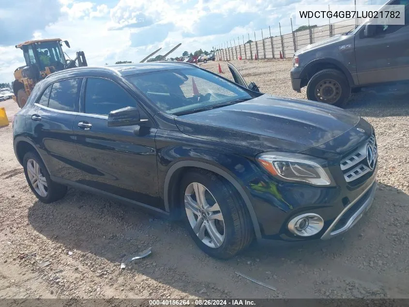 2020 Mercedes-Benz Gla 250 4Matic VIN: WDCTG4GB7LU021782 Lot: 40156264