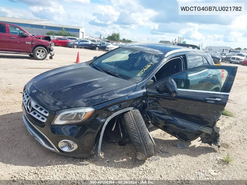 2020 Mercedes-Benz Gla 250 4Matic VIN: WDCTG4GB7LU021782 Lot: 40156264