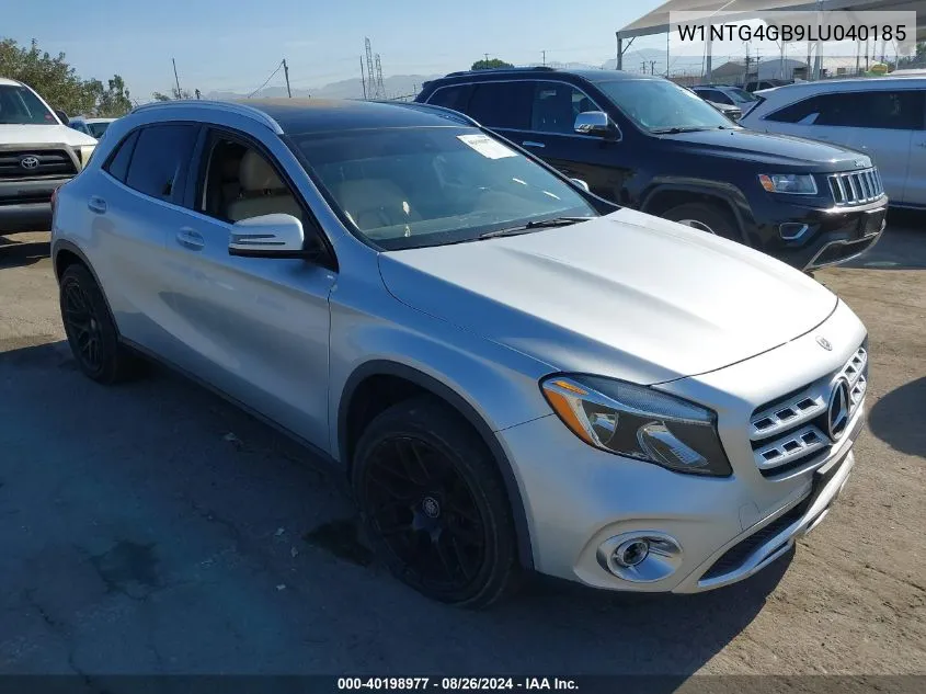 2020 Mercedes-Benz Gla 250 4Matic VIN: W1NTG4GB9LU040185 Lot: 40198977