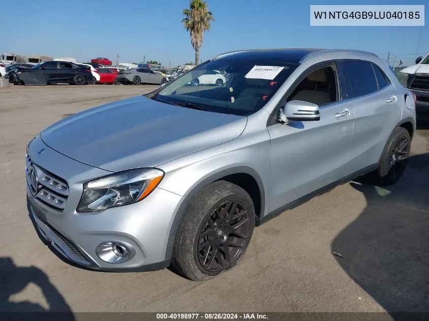 2020 Mercedes-Benz Gla 250 4Matic VIN: W1NTG4GB9LU040185 Lot: 40198977