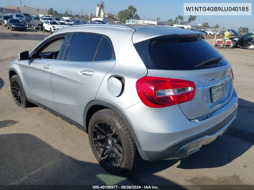 2020 Mercedes-Benz Gla 250 4Matic VIN: W1NTG4GB9LU040185 Lot: 40198977