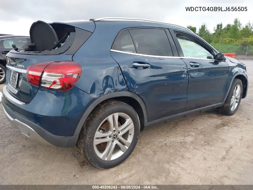 2020 Mercedes-Benz Gla 250 4Matic VIN: WDCTG4GB9LJ656505 Lot: 40206243