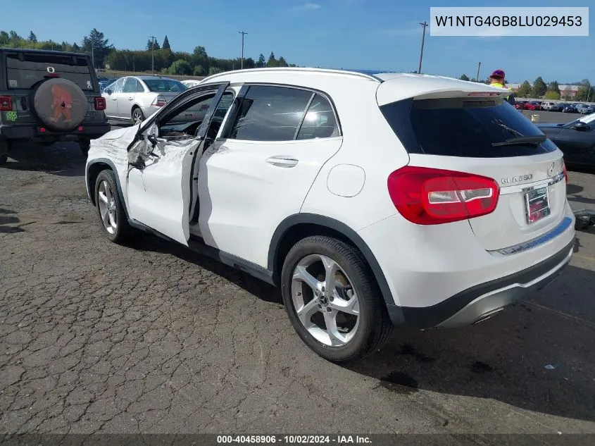 2020 Mercedes-Benz Gla 250 4Matic VIN: W1NTG4GB8LU029453 Lot: 40458906