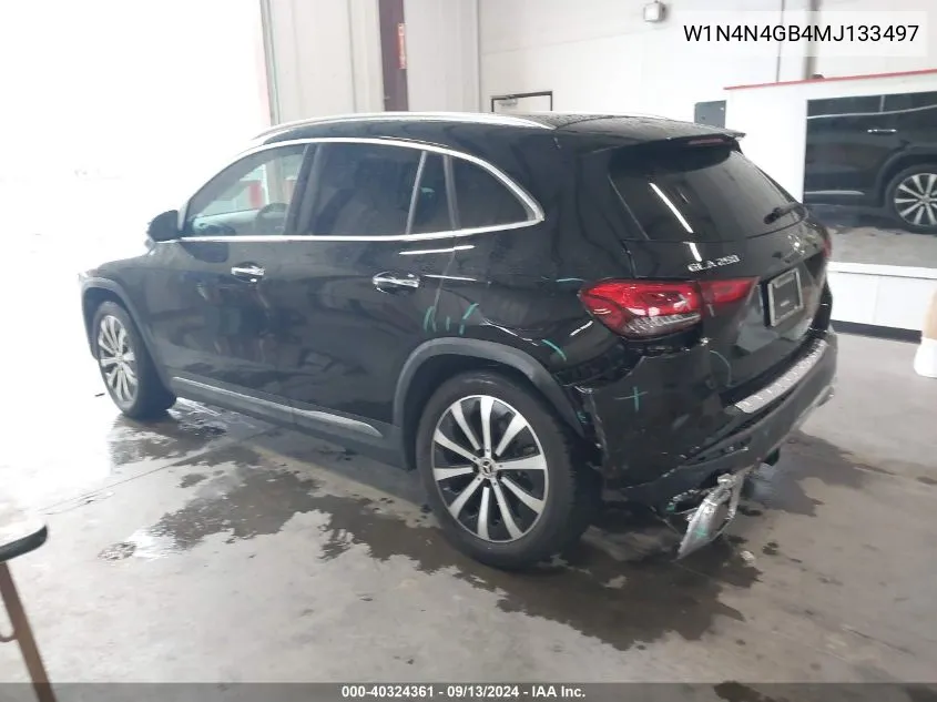 W1N4N4GB4MJ133497 2021 Mercedes-Benz Gla 250