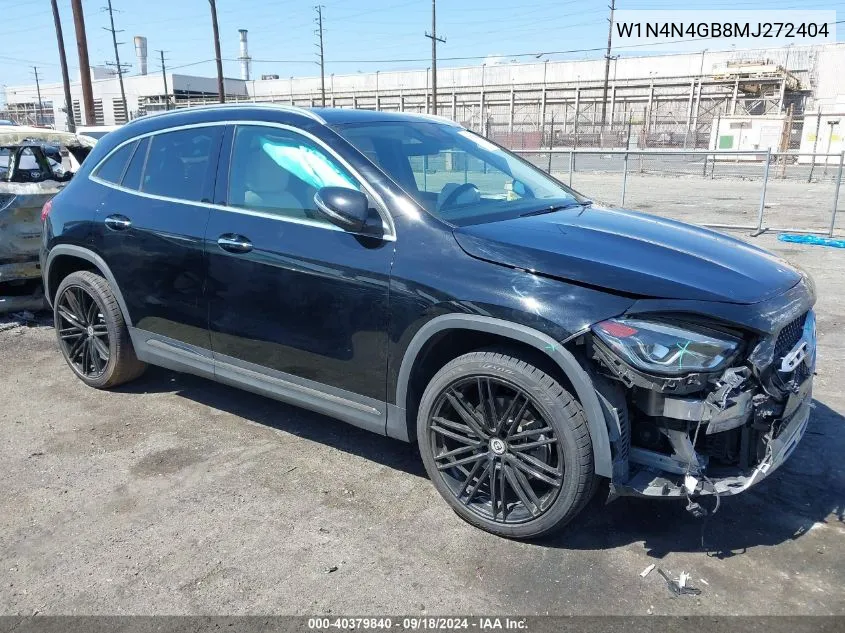 2021 Mercedes-Benz Gla 250 VIN: W1N4N4GB8MJ272404 Lot: 40379840