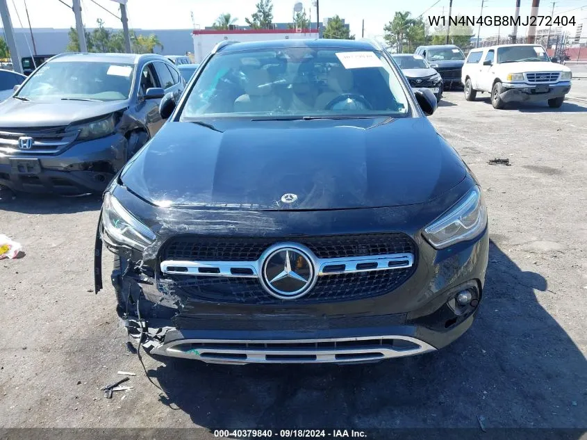 2021 Mercedes-Benz Gla 250 VIN: W1N4N4GB8MJ272404 Lot: 40379840