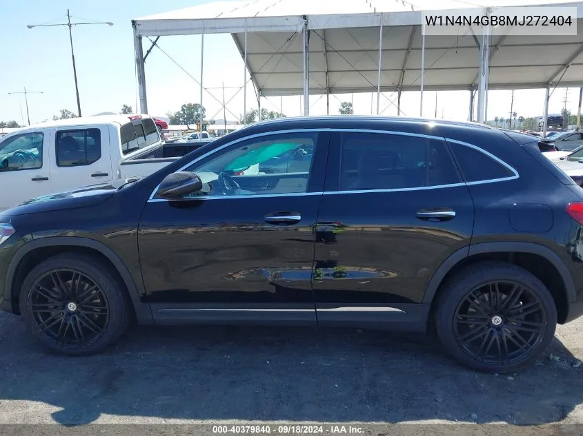 2021 Mercedes-Benz Gla 250 VIN: W1N4N4GB8MJ272404 Lot: 40379840