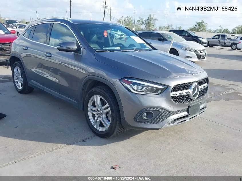 2021 Mercedes-Benz Gla 250 VIN: W1N4N4GB2MJ168426 Lot: 40710488