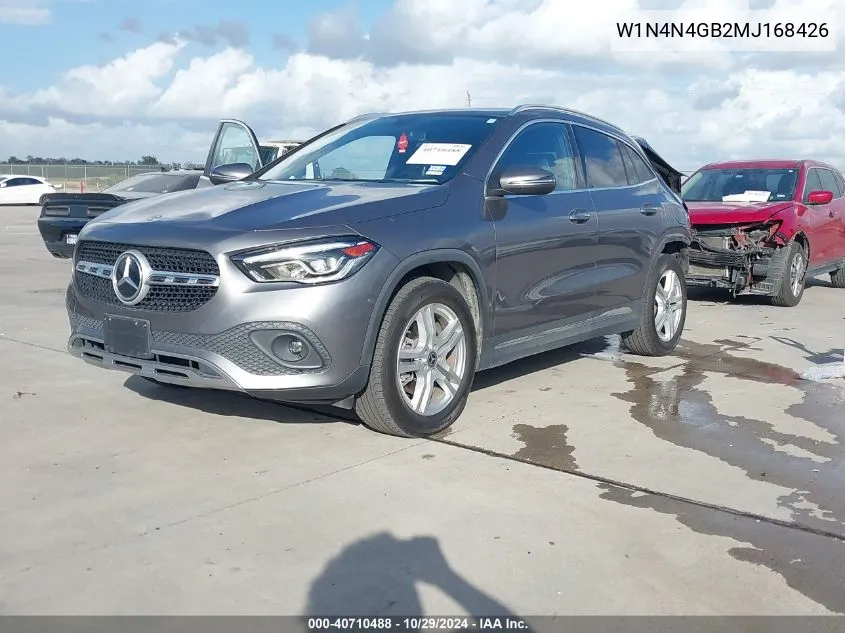 2021 Mercedes-Benz Gla 250 VIN: W1N4N4GB2MJ168426 Lot: 40710488