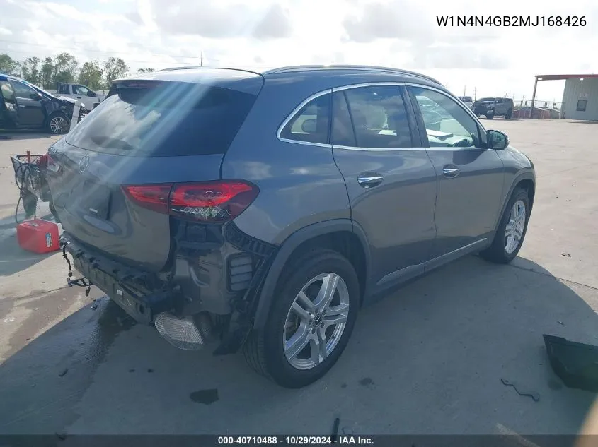 2021 Mercedes-Benz Gla 250 VIN: W1N4N4GB2MJ168426 Lot: 40710488