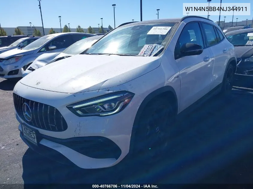 2022 Mercedes-Benz Amg Gla 35 4Matic VIN: W1N4N5BB4NJ344911 Lot: 40766706