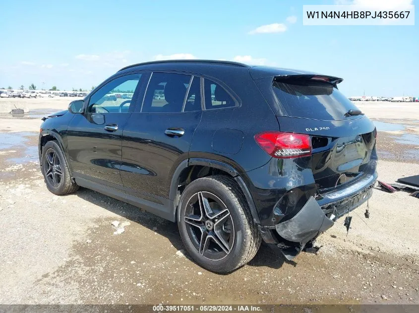 2023 Mercedes-Benz Gla 250 4Matic VIN: W1N4N4HB8PJ435667 Lot: 39517051