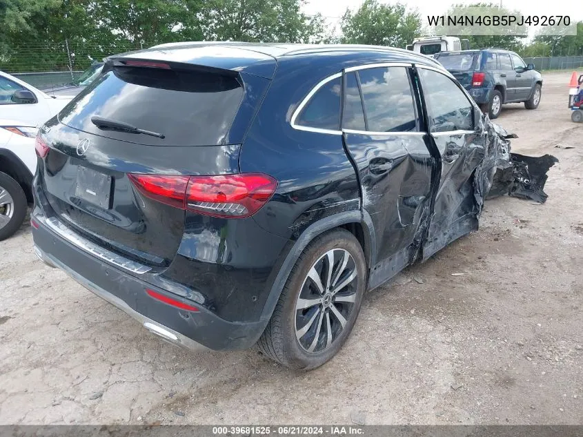 2023 Mercedes-Benz Gla 250 VIN: W1N4N4GB5PJ492670 Lot: 39681525