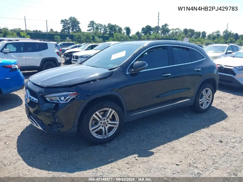 2023 Mercedes-Benz Gla 250 4Matic VIN: W1N4N4HB2PJ429783 Lot: 40148677