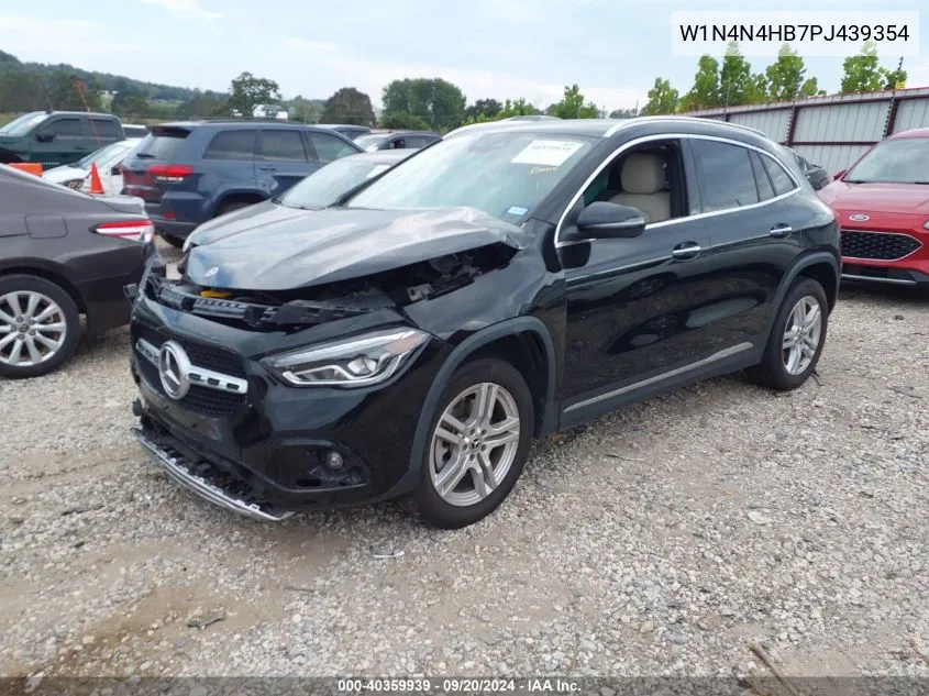 2023 Mercedes-Benz Gla 250 4Matic VIN: W1N4N4HB7PJ439354 Lot: 40359939