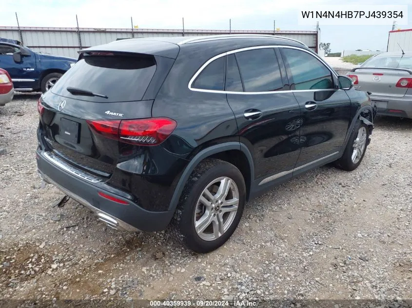 2023 Mercedes-Benz Gla 250 4Matic VIN: W1N4N4HB7PJ439354 Lot: 40359939