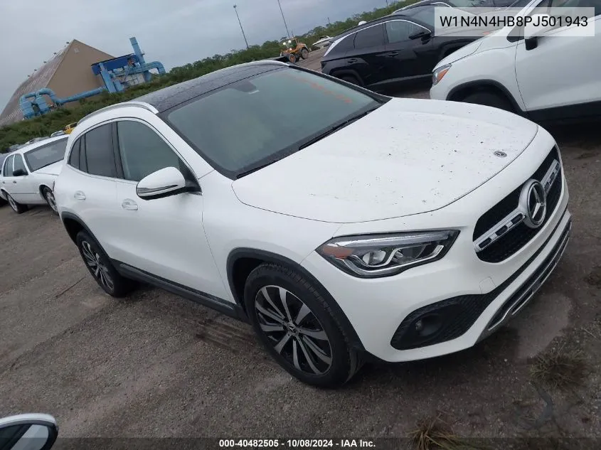 2023 Mercedes-Benz Gla 250 4Matic VIN: W1N4N4HB8PJ501943 Lot: 40482505