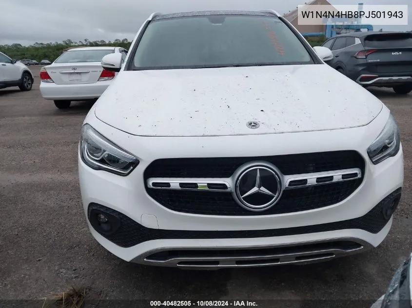 2023 Mercedes-Benz Gla 250 4Matic VIN: W1N4N4HB8PJ501943 Lot: 40482505