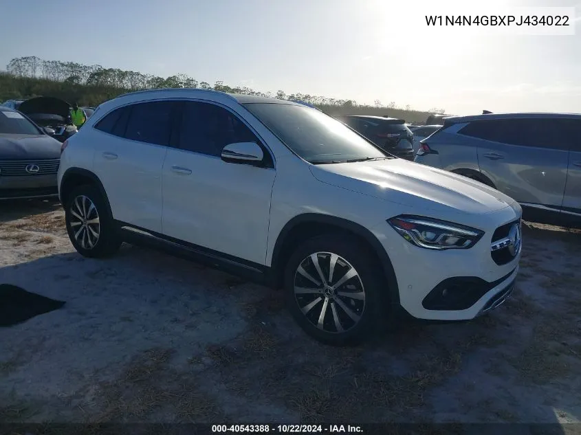 2023 Mercedes-Benz Gla 250 VIN: W1N4N4GBXPJ434022 Lot: 40543388