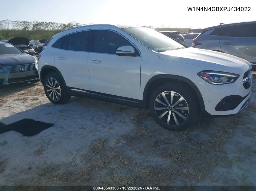 2023 Mercedes-Benz Gla 250 VIN: W1N4N4GBXPJ434022 Lot: 40543388