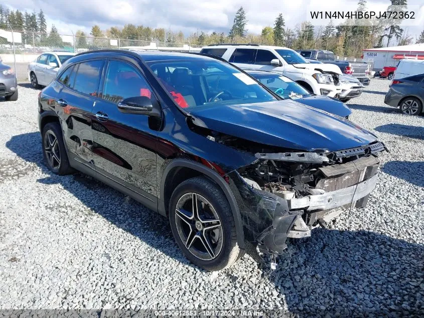 2023 Mercedes-Benz Gla 250 4Matic VIN: W1N4N4HB6PJ472362 Lot: 40612553