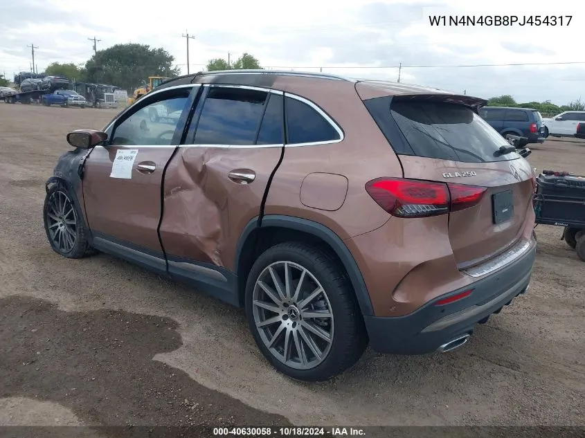 2023 Mercedes-Benz Gla 250 VIN: W1N4N4GB8PJ454317 Lot: 40630058